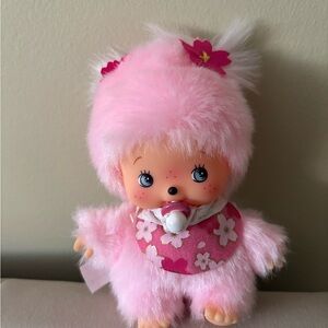 Adorable monchichi sakura cherry blossom doll